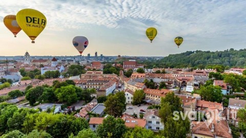 Skrydis oro balionu virš Vilniaus