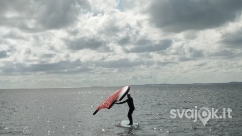 Sea Paradise - Wing surfer sparnas jūroje
